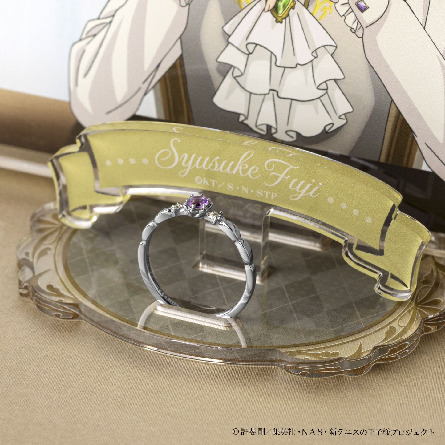 アニメ『新テニスの王子様』不二周助バースデー記念リング(スターリングシルバー)【7月上旬お届け】