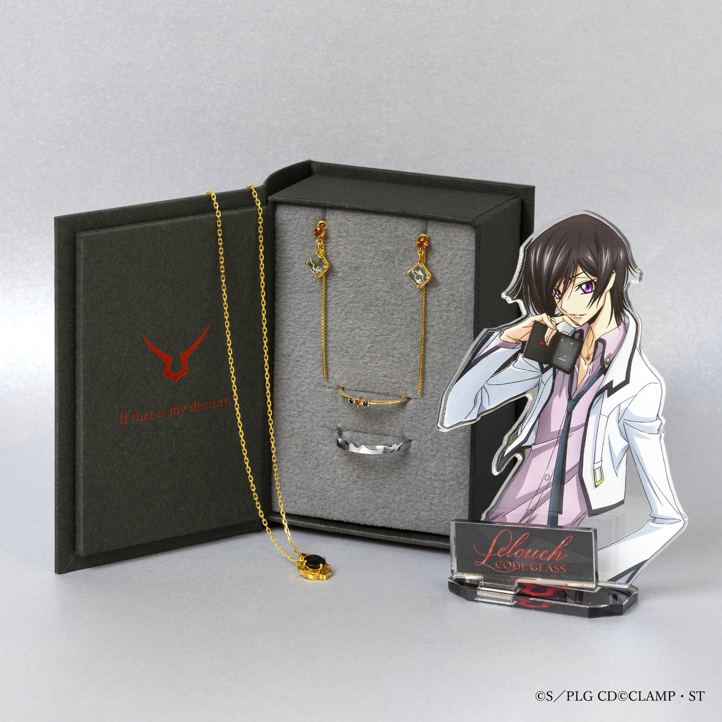 『コードギアス 反逆のルルーシュ』K10YG・シルバーピアス【3月下旬お届け】