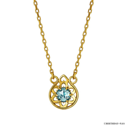 アニメ『ふしぎ星の☆ふたご姫』天然石ネックレス（レイン）【8月下旬お届け】