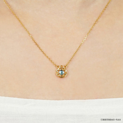 アニメ『ふしぎ星の☆ふたご姫』天然石ネックレス（レイン）【8月下旬お届け】