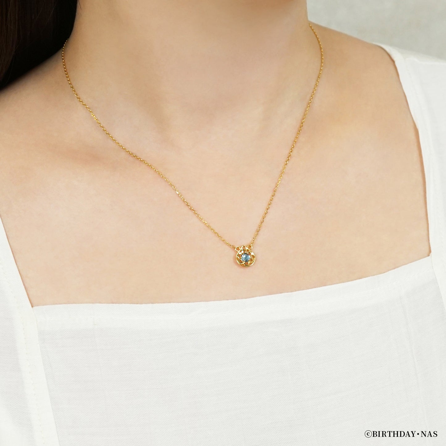 アニメ『ふしぎ星の☆ふたご姫』天然石ネックレス（レイン）【8月下旬お届け】