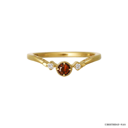 アニメ『ふしぎ星の☆ふたご姫』天然石リング(ブライト)【8月下旬お届け】