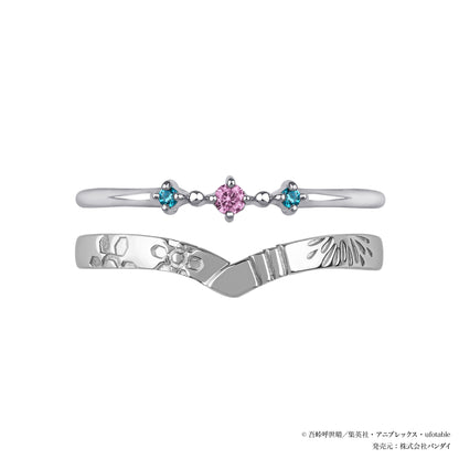 アニメ「鬼滅の刃」シルバーセットリング（狛治・恋雪）【3月下旬お届け】