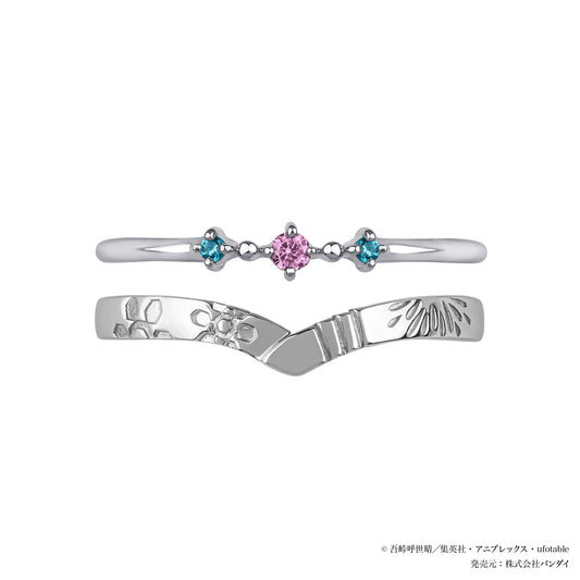 アニメ「鬼滅の刃」シルバーセットリング（狛治・恋雪）【3月下旬お届け】